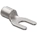 Morris Products 11524 Spade Terminal, Non Insulated, 16-14 Wire Size, #6 Stud Size (Pack of 100)