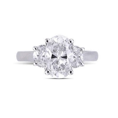 2.78 ct. t.w. Oval Diamond Ring (E,VS2)