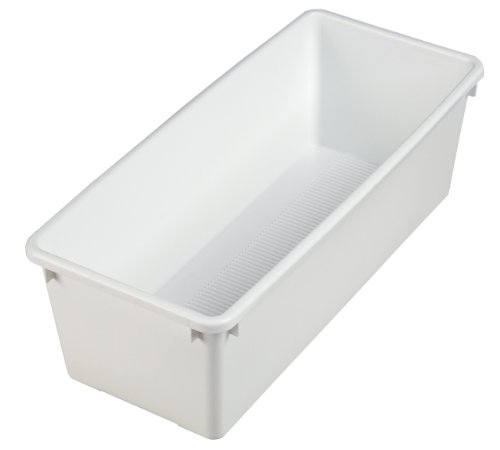 Akro-Mils 30400 Plastic Storage Nestable VantageBin, White, Case of 10
