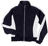 NEW Sport-Tek - Ladies Two-Tone Fleece Jacket Navy/White-L