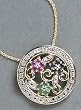 Signature Ruby, Emerald & Sapphire Pendant GOLD