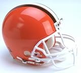 Cleveland Browns 2005 Throwback Pro Line Helmet Features Official Team Decals