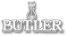 Butler Bulldogs Butler 3/16 Charm - Sterling Silver Jewelry