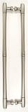 Top Knobs, Door Pulls - M727-18 pair, Back to Back Passage Door Pull in Antique Pewter