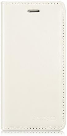 iPhone 7 Case, Luxury Wallet Flip Leather Case for iPhone 7 - Magnetic Cover (White)