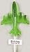 Airplane Clear Toy Lollipops: 24 Count