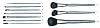 Buy Brushes & Combs - Denman 10 Piece Cosmetic Brush Set