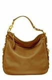 Coach Oversized Camel Tan Leather Editorial Zoe Hobo Handbag XL 12664