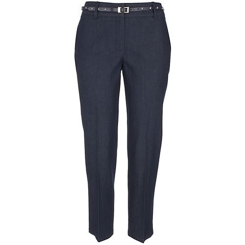 Petite Larry Levine Petite Belted Slim Ankle Jeans Petite Larry Levine Petite Belted Slim Ankle Jeans