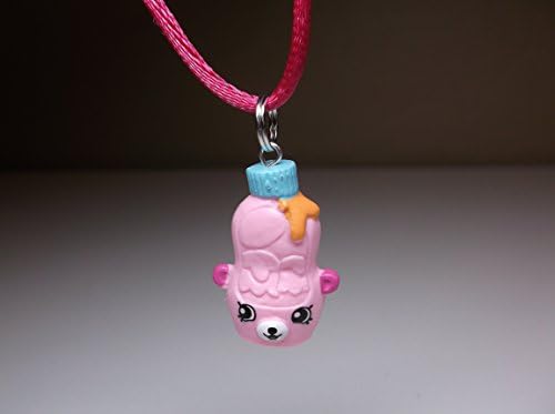 Shopkins necklace Big Toppings Shopkins Season 4 Easter Eggs pink Big Toppings necklace