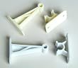 Entry Door Holder - Colonial White Plastic 3"