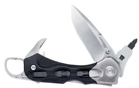 4.50 Straight Blade Leather Sheath Tin Gift Box by Leatherman Tool
