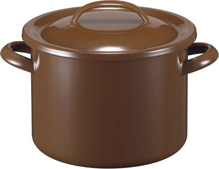 月兎印 シチューポット21cm ブラウン 050-06622