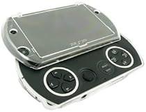 GreyMobiles Clear Crystal Hard Skin Case WITH STAND For Sony PSP GO 16GB WITH FREE SCREEN PROTECTOR