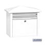 Mail House Locking Mailbox - White