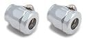 Spectre 2268 Chrome Magna-Clamp Fuel Line Fitting, Pack of 2