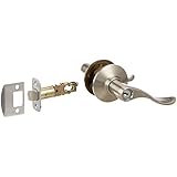 Schlage F51A ACC 619 Accent Keyed Entry Lever, Satin Nickel