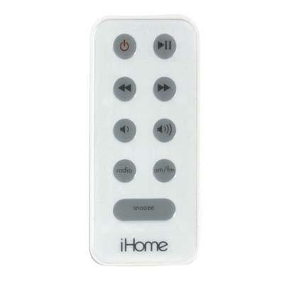 iHome iHR5 Remote Control (Silver Buttons)
