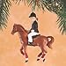 C&F Home Little Girl Rider Ornament Multi