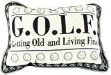 Getting Old Living Finer Pillow - Funny Birthday Golf Gift