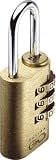 Combination Brass Padlock For Travel Luggage