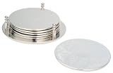 International Silver Silver-Plated Coasters, Set of 7