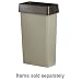 Slim Jim Trash Container Lid, Round, Swing-Free, for Untouchable, Gray RUB267300BN