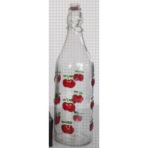 GLASS APPLE DESIGN BOTTLE - BAIL&TRIGR, APPLE BOTTLE KIT