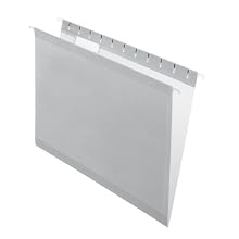 Pendaflex  Hanging Folder, Gray, 1/5 Tab, Letter, 25 Box, 4152 1/5 GRA