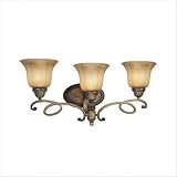 31MTabV65tL. SL160  Minka Lavery La Cecilia 6143 573 Reversible 3 LT 300w (12H x 33W) Vanity Lighting in Patina Iron Reviews