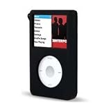 Black Silicone Rubber Cover Case for iPod Classic 80GB 120GB