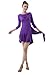Colorfulworldstore Women Salsa Tango Ballroom Latin Dance Dress Three-Quarter Dress