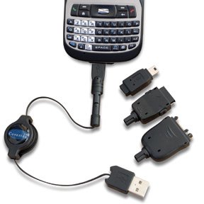 Covertec ZS30 PDA and Smartphone Universal sync & charge USB cable (Pocket PC, Palm and Blackberry)