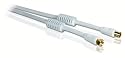 Philips SWV 4153 W/10 Koaxial Kabel (F-Stecker-Koaxial Stecker) 90 dB 3,0 m