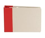 American Crafts 6-Inch by 6-Inch D-Ring Modern Scrapbooking Album, Cardinal