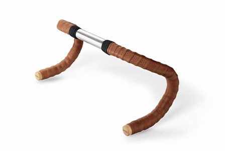 Brooks Saddles Leather Bicycle Bar Tape with Plugs (Antique Brown)