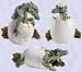Mystical Gothic Medieval Dragon Hatchlings set of (3) New