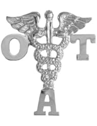 NursingPin - Occupational Therapist Assistant OTA Graduation Pin in Silver