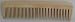 Smooth Wooden Wide Tooth and Close Tooth Comb - 8 1/2 inches x 2 inches JPFSP