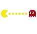 Pacman and Blinky Scene Decal Sticker