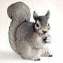 Squirrel Figurine - Gray