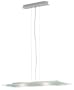 Eglo  88188A Kim-1, Nickel/Clear, 2-Light Pendant Light Fixture