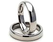 New 4mm Titanium Ring w/ Comfort Fit Band 100's of Sizes & Styles Available