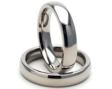 New 4mm Titanium Ring w/ Comfort Fit Band 100's of Sizes & Styles Available