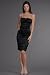 Petite Black Stretch Satin Dresses by Nicole Miller