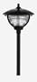 Paradise GL22788BK Low Voltage Cast Aluminum 10-Watt Halogen Palm Island Post Light, Black