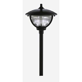 Paradise GL22788BK Low Voltage Cast Aluminum 10-Watt Halogen Palm Island Post Light, Black