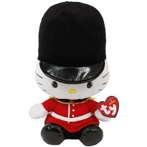 TY Beanie Baby - HELLO KITTY ( ROYAL GUARD ) (UK Exclusive) (8 inch)