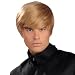 Adult Men's Blonde highlights Bruno Costume Wig