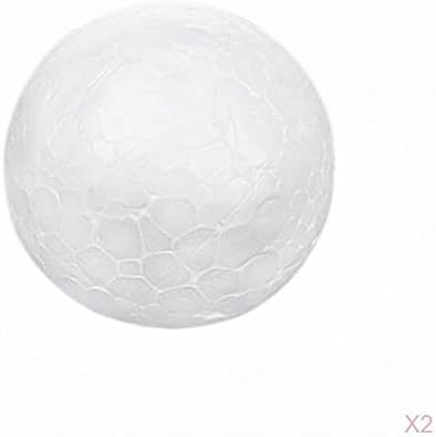 20 pcs 4cm Styrofoam Craft Modelling Polystyrene Balls Tree Ornaments--White